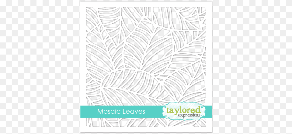 Mosaic Leaves Stencil Taylored Expressions, Pattern, Animal, Mammal, Wildlife Free Png Download