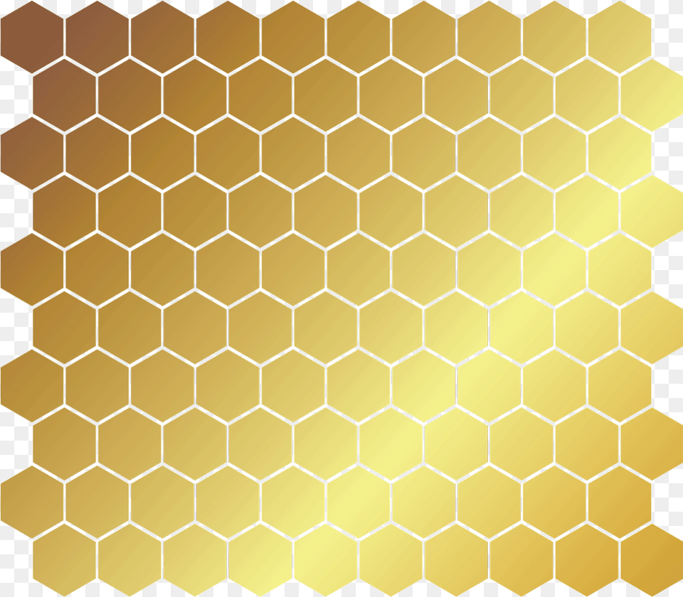 Mosaic Tiles Hexagon Mosaic Black, Food, Honey, Honeycomb, Pattern Free Png