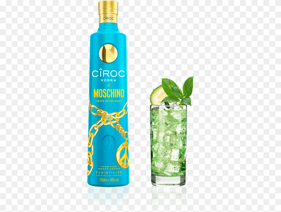 Moschino Ciroc, Alcohol, Beverage, Cocktail, Mojito Free Transparent Png