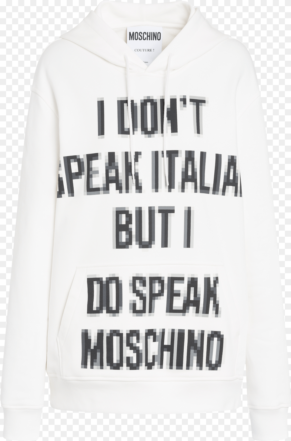 Moschino Sims Sweater, Clothing, Hoodie, Knitwear, Sweatshirt Free Png Download