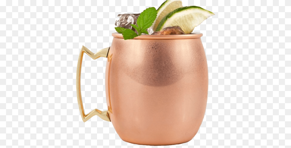 Moscow Mule Drink, Herbs, Mint, Plant, Cup Free Png