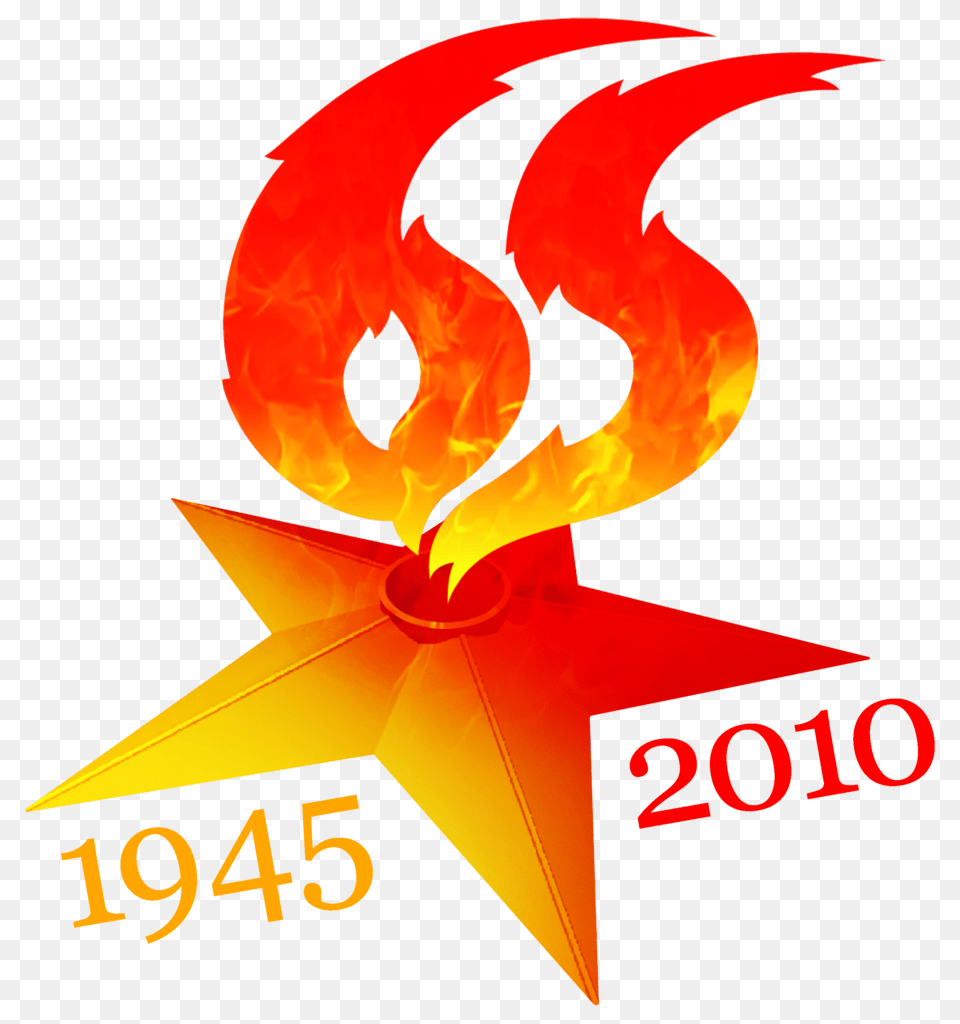 Moscow Victory Day Anniversary Logo, Fire, Flame, Symbol, Rocket Free Png