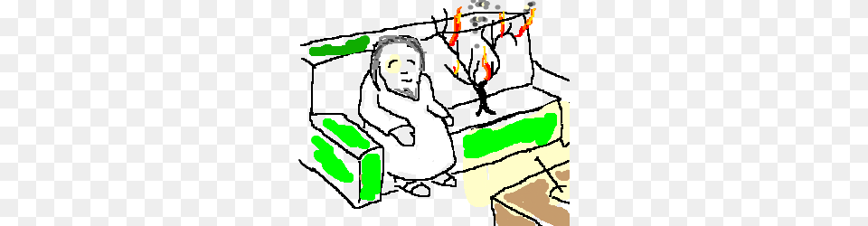 Moses And The Burning Bush Chill Watching Tv, Baby, Person, Electronics, Mobile Phone Png Image