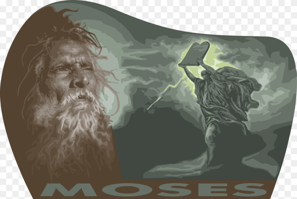 Moses And The Ten Commandments, Person, Adult, Man, Male Png