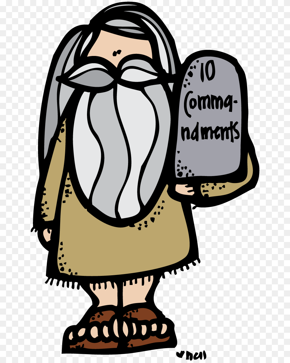 Moses Clipart, Book, Comics, Publication, Adult Free Png Download