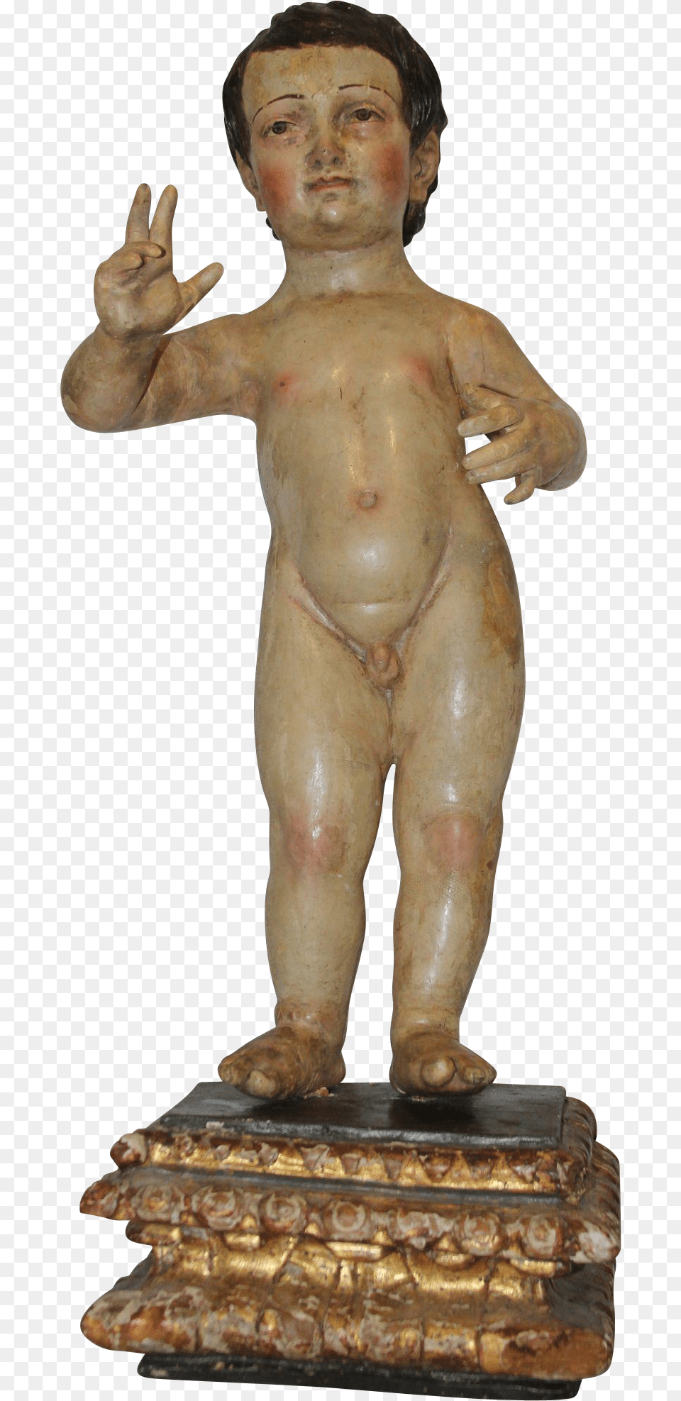 Moses Statue Clear Background Statue, Baby, Person, Face, Head Png