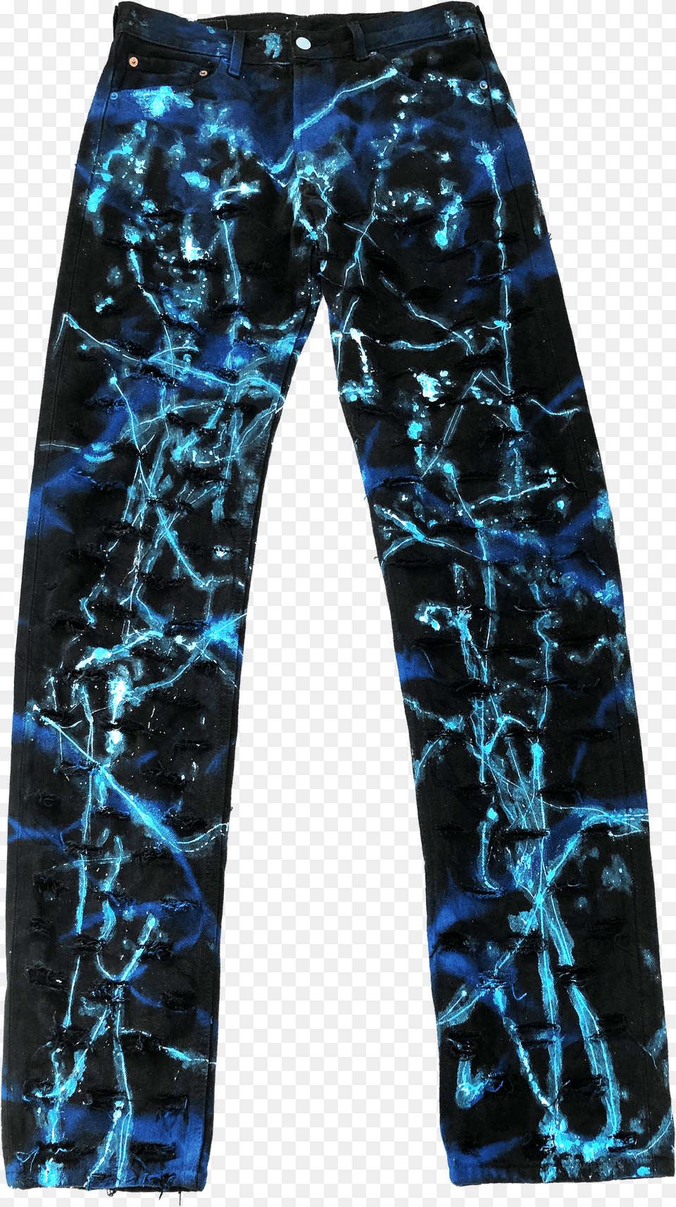 Moshpit Subzero Blue Ripped Jeans Pajamas Free Png