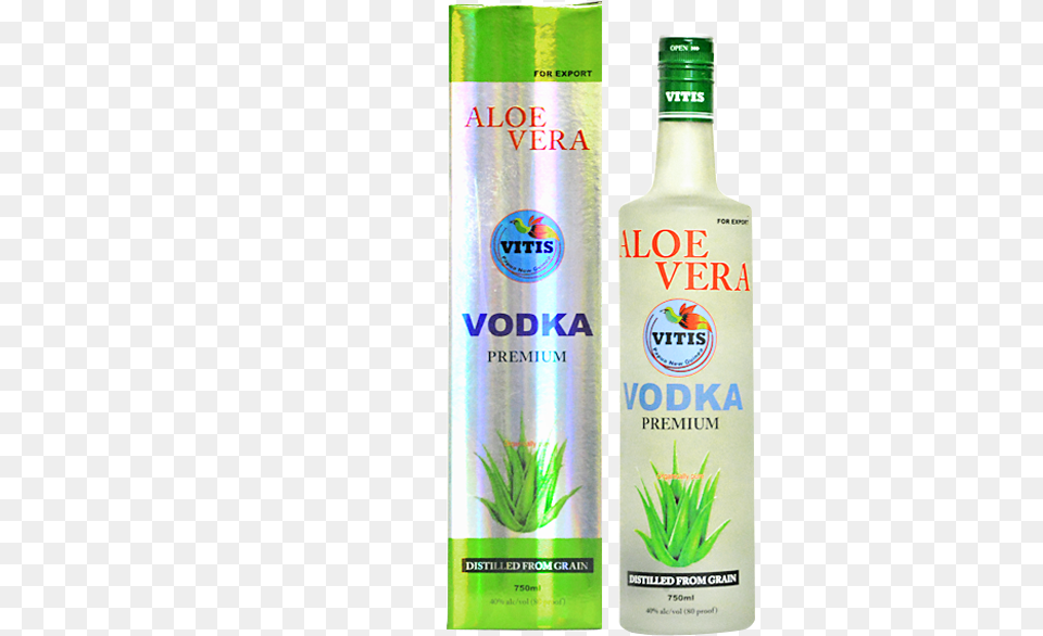 Mosin Aloe Vera Vodka Alcoholic Beverage, Alcohol, Liquor, Plant Png Image