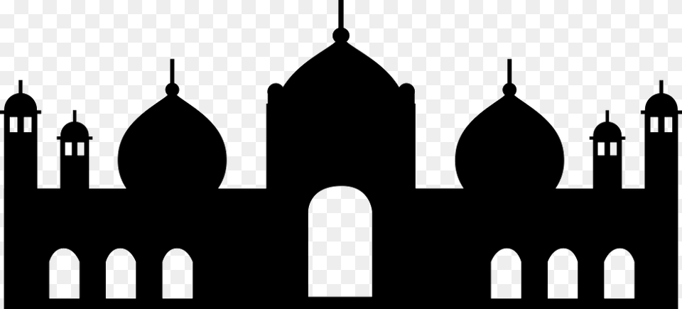 Mosque, Architecture, Building, Dome, Silhouette Png