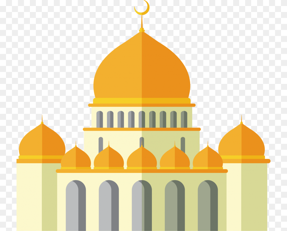 Mosque, Architecture, Building, Dome Png Image