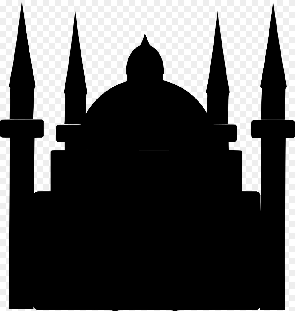 Mosque, Gray Free Png Download
