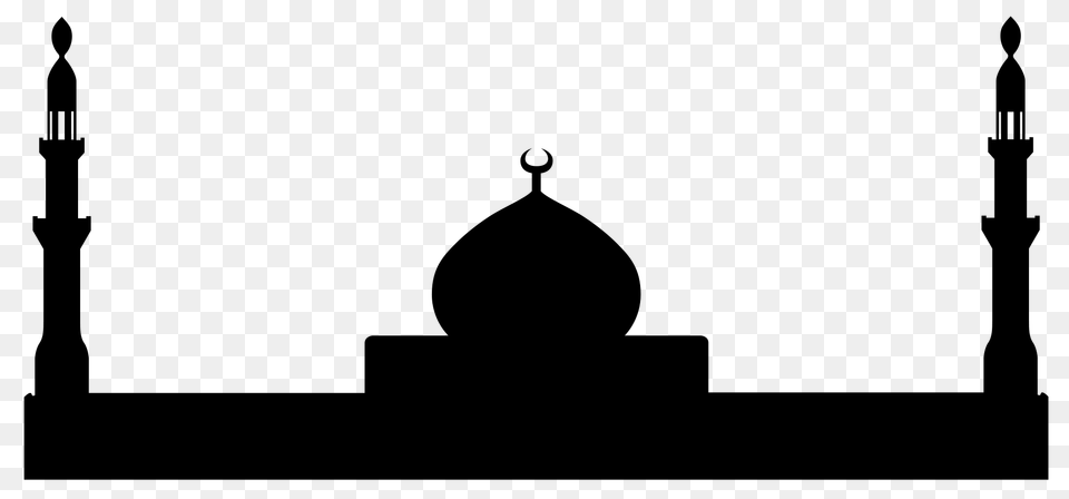 Mosque, Gray Free Transparent Png