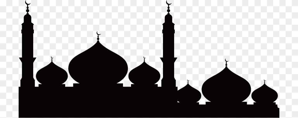 Mosque, Architecture, Building, Dome, Silhouette Free Png