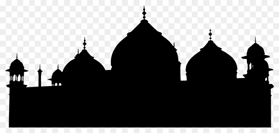 Mosque, Gray Free Transparent Png