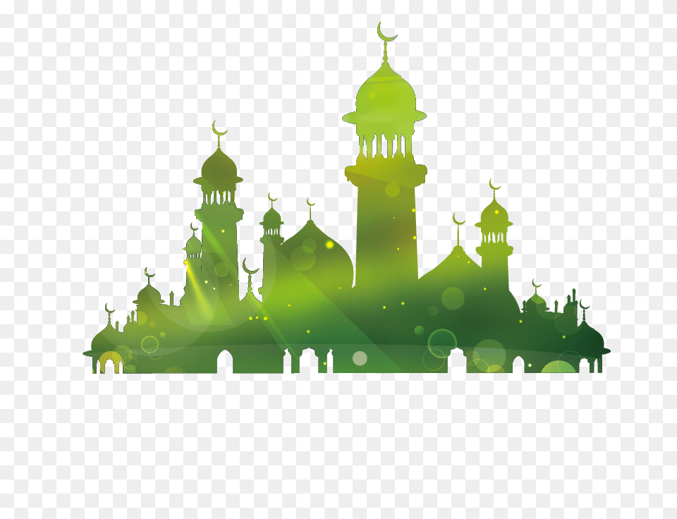Mosque, Architecture, Building, Dome, Green Free Transparent Png