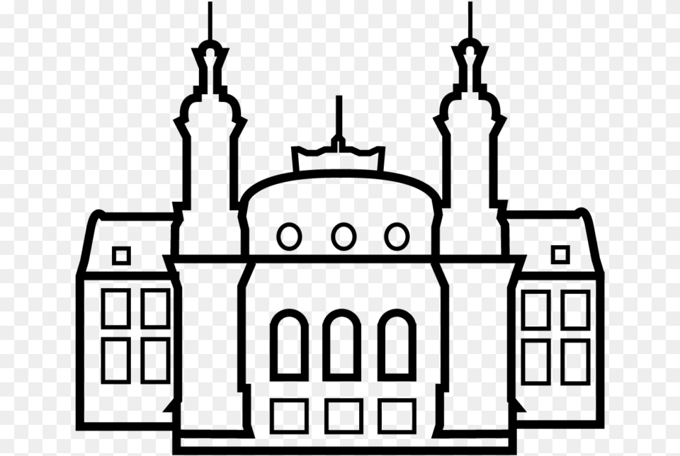 Mosque, Gray Png