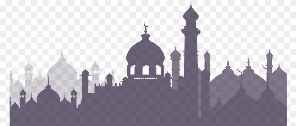 Mosque, Architecture, Building, Dome, Silhouette Png Image
