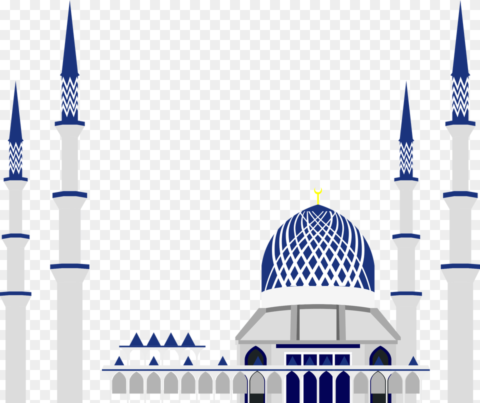 Mosque Available In Different Size Masjid Shah Alam Vector, Architecture, Building, Dome Free Png