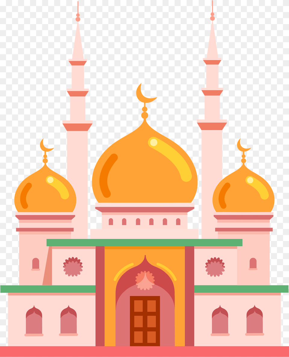 Mosque Clipart, Architecture, Building, Dome Png Image