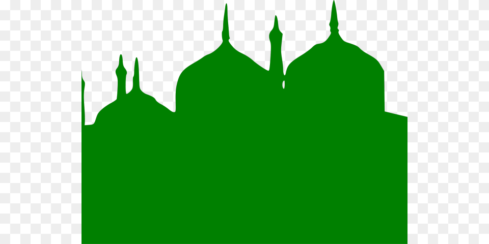Mosque Clipart Green Mosque Silhouette, Architecture, Building, Dome, Lighting Free Png Download