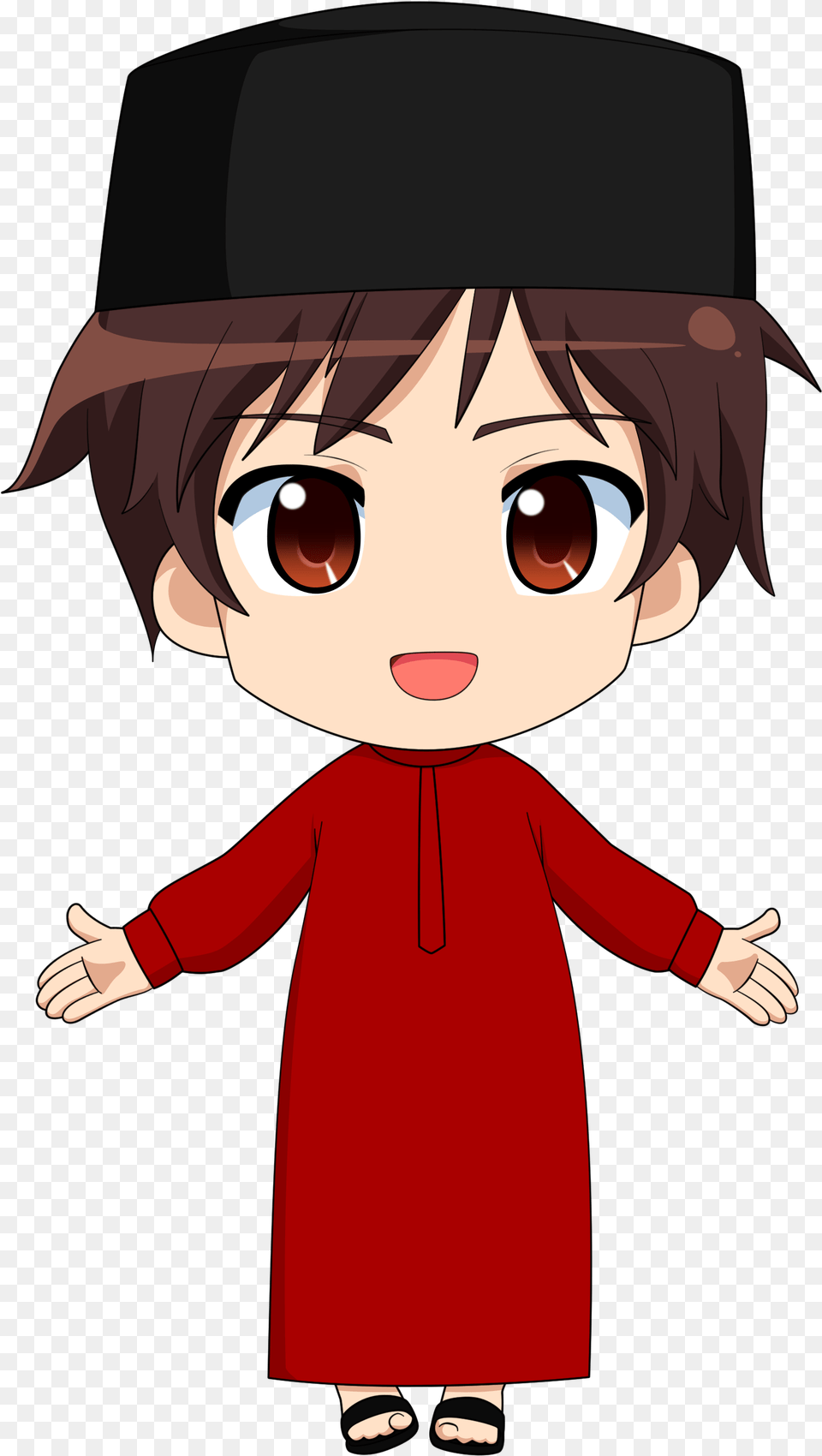 Mosque Clipart Islam Person Transparent Anime Muslim, Baby, Book, Comics, Publication Free Png