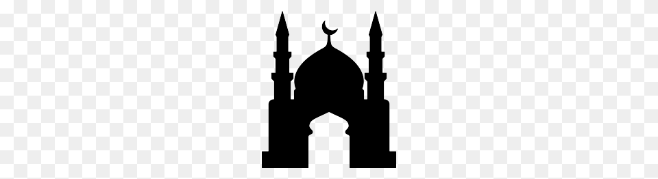 Mosque Clipart Simple, Architecture, Building, Dome, Silhouette Free Png Download