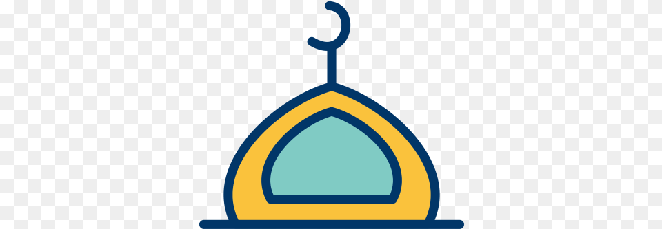 Mosque Icon Of Colored Outline Style Islamic Icon, Hanger Png