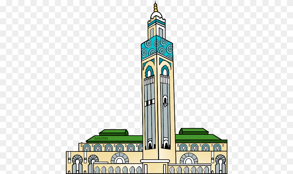 Mosque Mosque Hassan 2, Architecture, Bell Tower, Building, Clock Tower Free Png Download