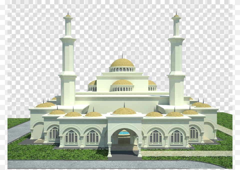 Mosque Sketchup Clipart Sultan Ahmed Mosque Kaaba, Architecture, Building, Dome, Chess Free Png