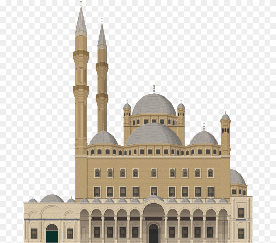 Mosque Transparent Background, Architecture, Building, Dome Free Png Download