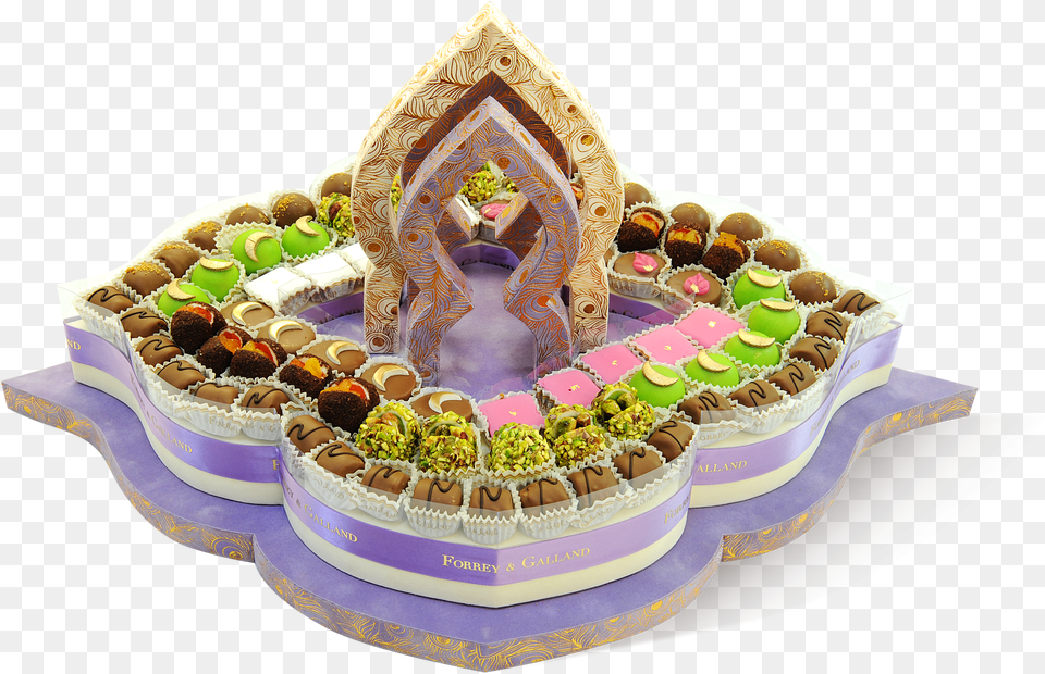 Mosque Tray Gingerbread House, Food, Meal, Birthday Cake, Dish Free Png Download
