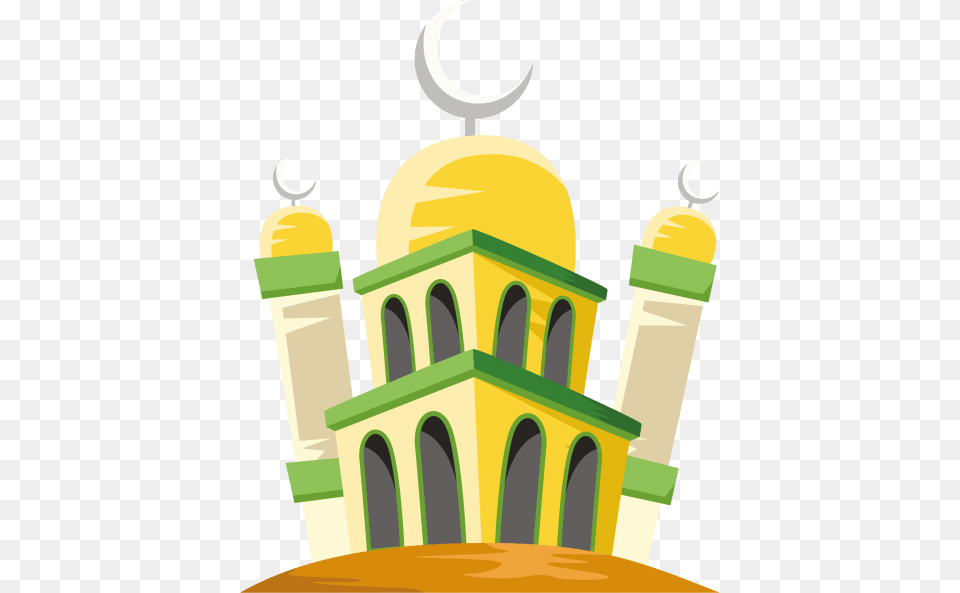 Mosque Vector, Architecture, Building, Dome Png Image