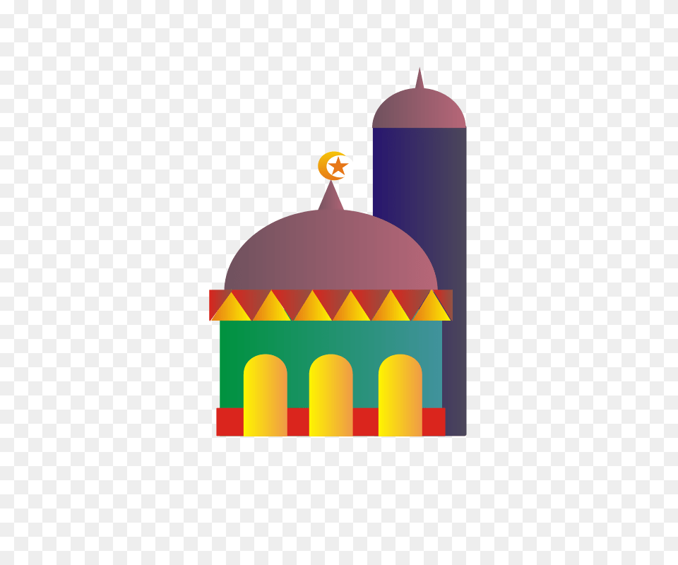 Mosque Vector, Architecture, Building, Dome, Lighting Free Transparent Png