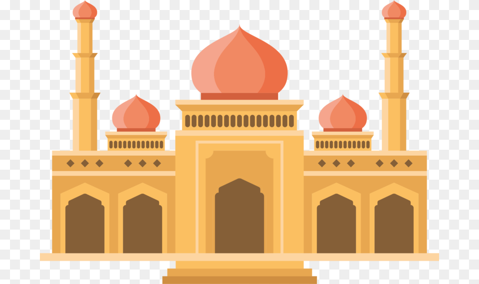 Mosque Vector Vector Mosque Clipart, Architecture, Building, Dome Free Png