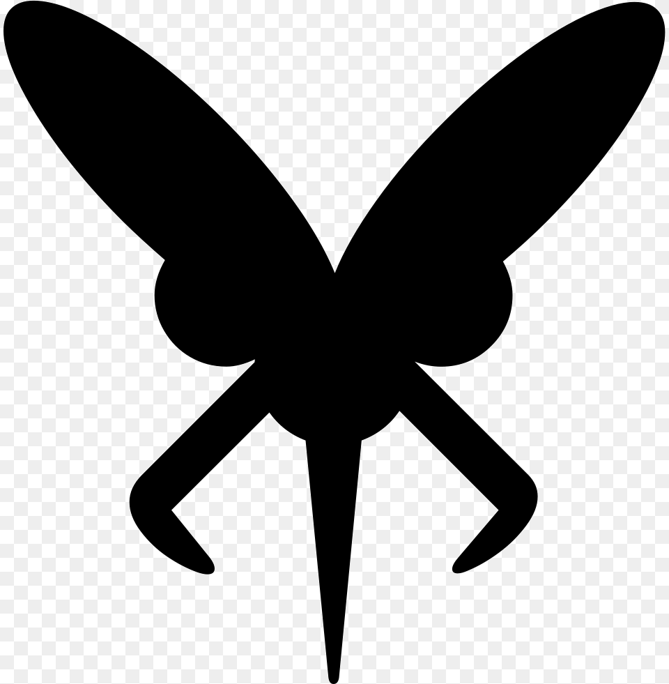 Mosquito, Silhouette, Stencil, Appliance, Ceiling Fan Free Png Download