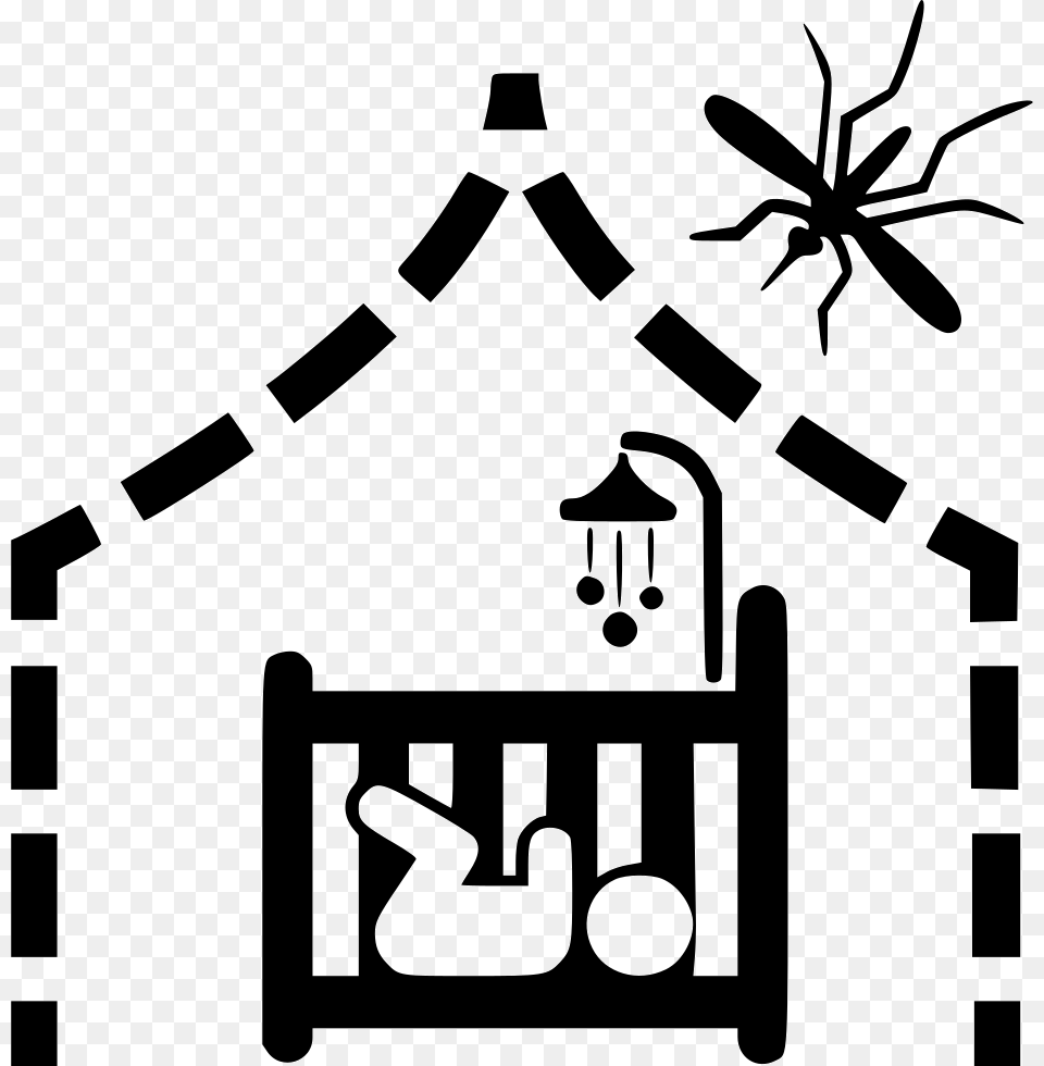 Mosquito Net Icon, Stencil, Animal, Invertebrate, Spider Free Transparent Png