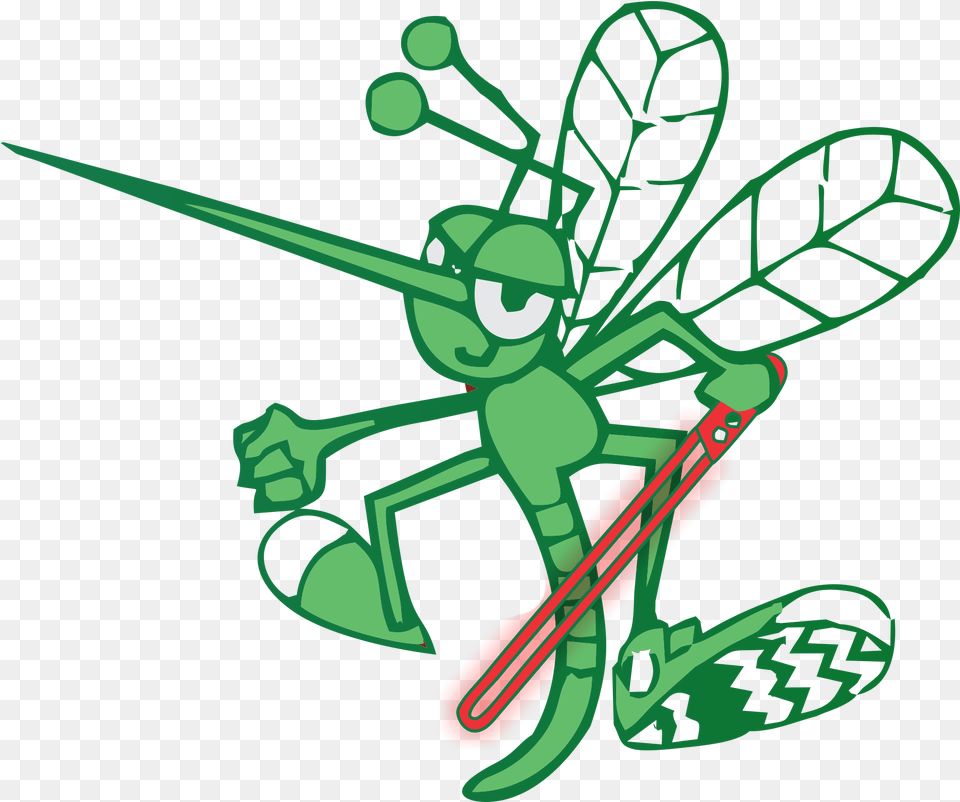 Mosquito With A Briefcase, Animal, Device, Grass, Lawn Png Image