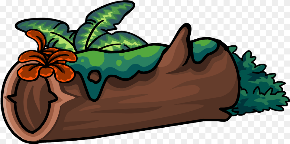 Mossy Log Furniture Icon Id 701 Club Penguin, Jar, Plant, Planter, Potted Plant Free Png Download