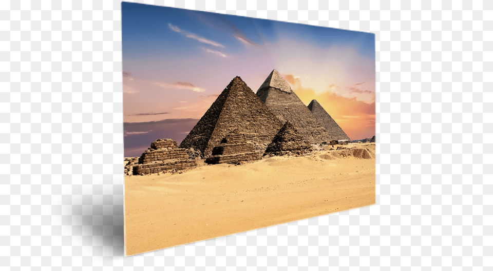 Most Beautiful Egypt Pyramids Giza Necropolis, Triangle, Architecture, Building, Pyramid Png Image