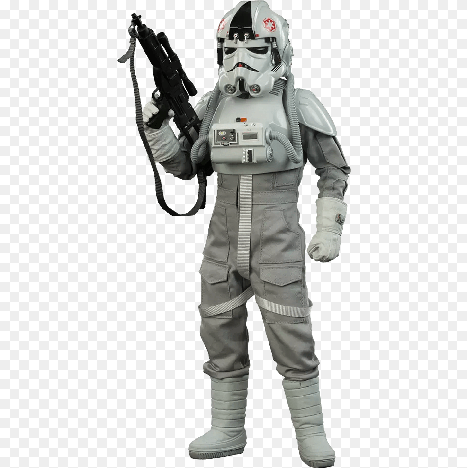 Most Elite Squad In The Galactic Empire Star Wars At At Pilot, Person, Helmet, Gun, Weapon Free Transparent Png