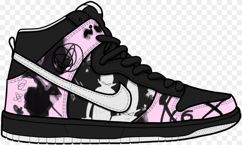 Most Iconic Nike Sbs From Each Box Era Hypebeast Cartoon Nike Shoes Sneaker, Shoe, Clothing, Footwear Free Transparent Png