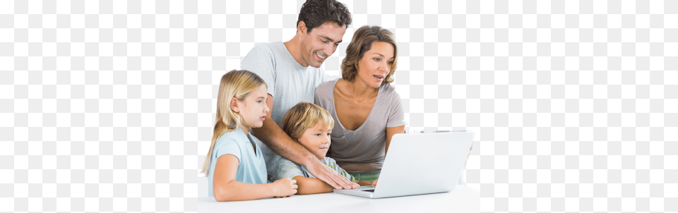 Most Importantly We Develop A Deep Client Trust Family With Laptop, Adult, Person, People, Pc Free Png Download