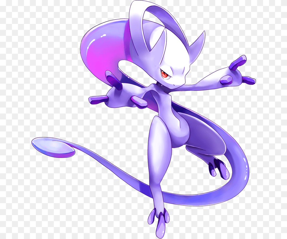 Most Powerful Pokemon Mega Mewtwo, Purple, Baby, Person, Cartoon Free Png