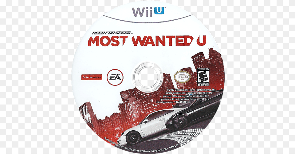 Most Wanted U Wiiu Nfs Mw 2013, Disk, Dvd, Car, Transportation Free Png Download