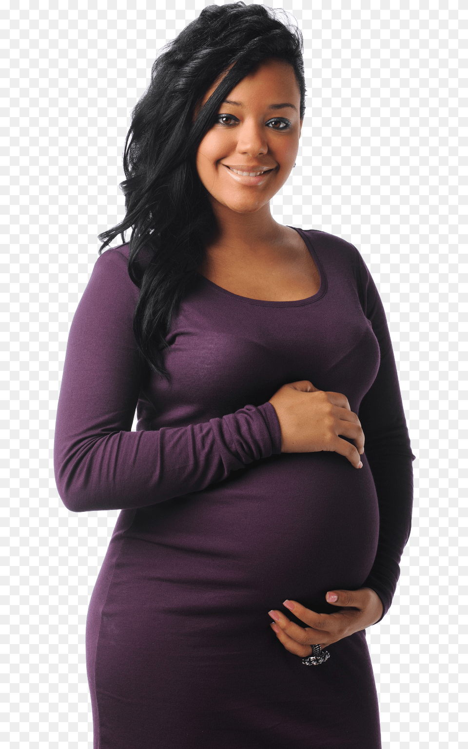 Most Women Have A Normal Pregnancy And A Healthy Baby African American Pregnant Woman, Adult, Smile, Sleeve, Person Png