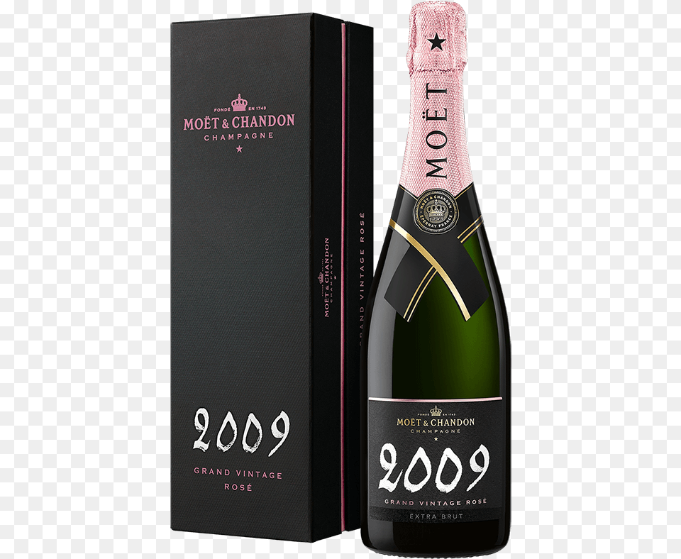 Mot Amp Chandon Grand Vintage 2009, Alcohol, Beverage, Book, Bottle Free Transparent Png