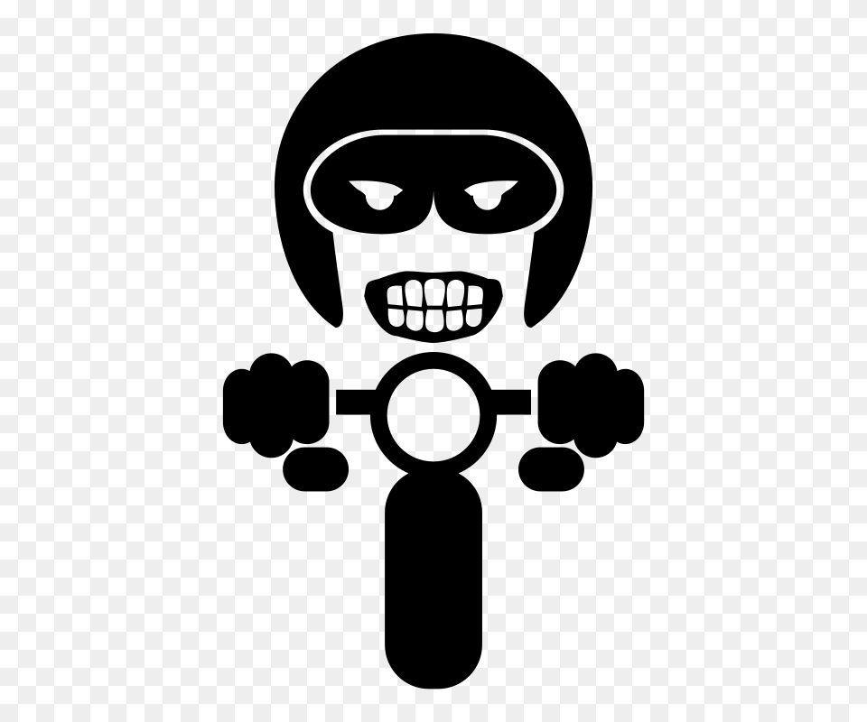 Motard Man, Gray Free Png