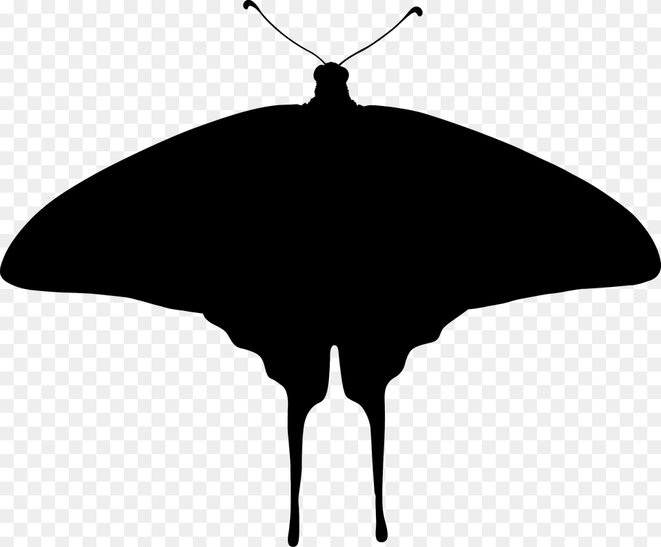 Moth Silhouette, Animal, Butterfly, Insect, Invertebrate Png Image