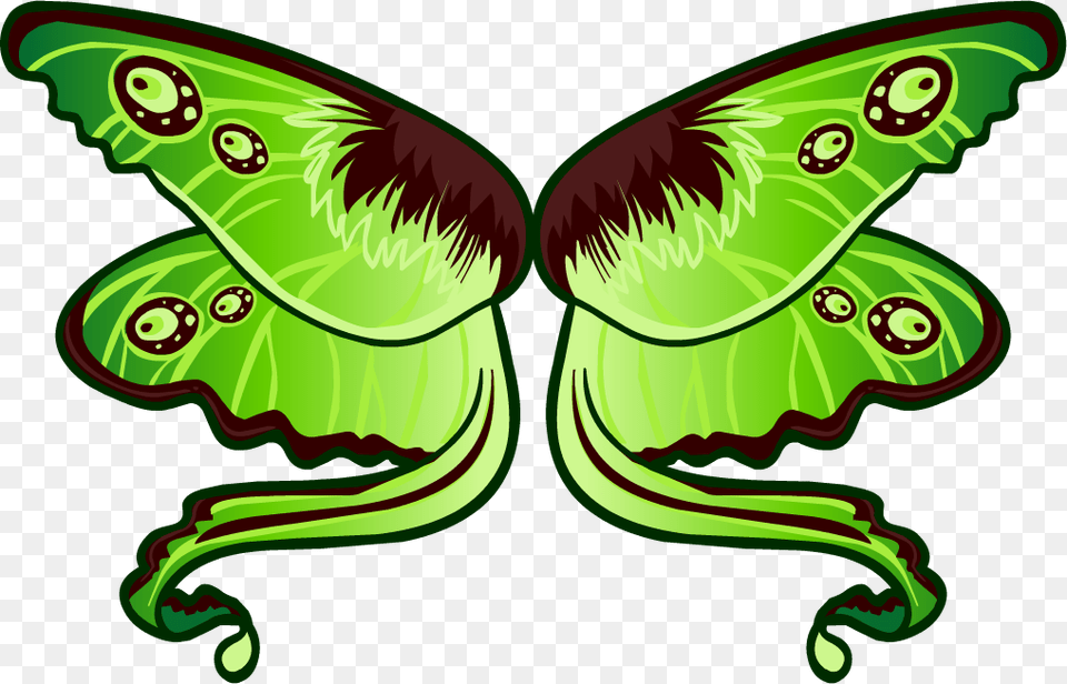 Moth Wings Icon Club Penguin, Green, Art, Graphics, Invertebrate Png