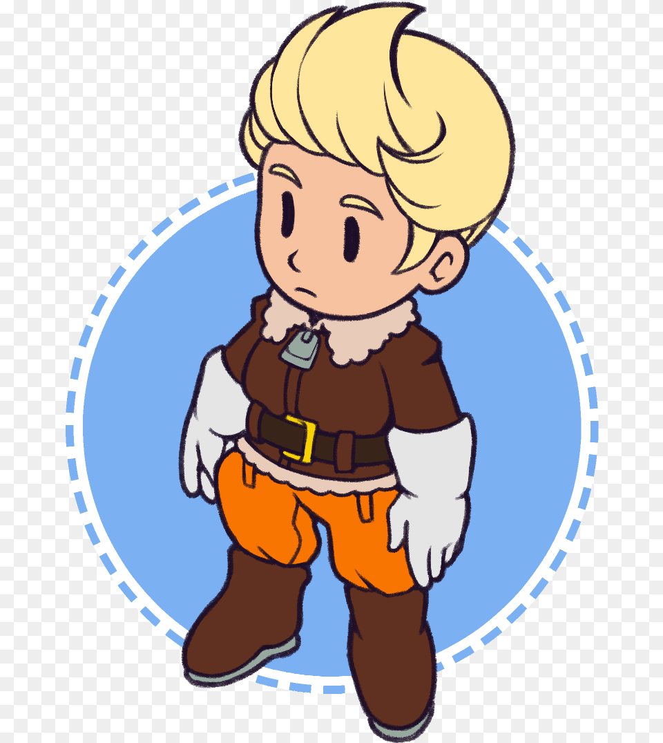 Mother 3 Commander Lucas, Baby, Book, Comics, Person Free Png